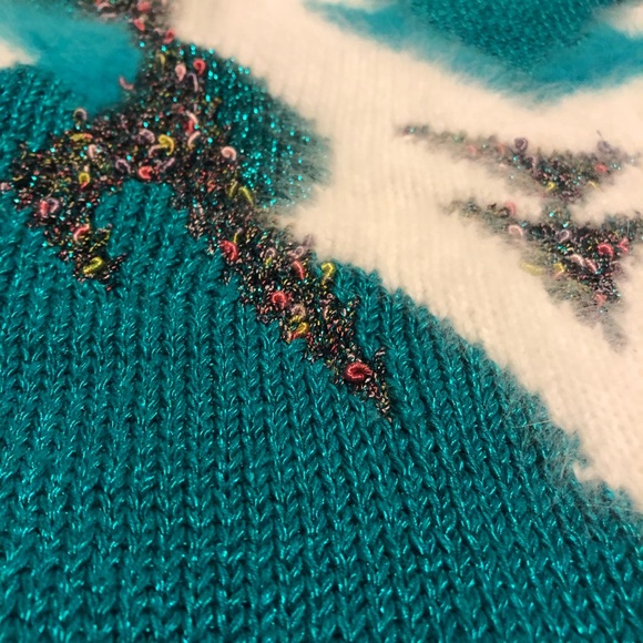 Vintage 80s Franco Valeri Angora blend sweater size S - Picture 5 of 12